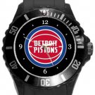 Detroit Pistons Plastic Sport Watch In Black