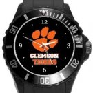 Clemson University Tigers Plastic Sport Watch In Black