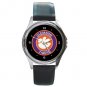 Clemson Tigers Round Metal Watch