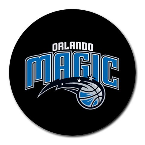 Orlando Magic Heat-Resistant Round Mousepad