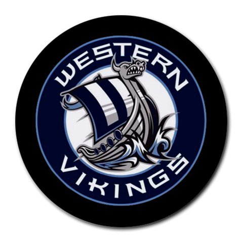 Western Washington University Vikings Heat-Resistant Round Mousepad