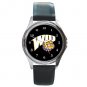 Western Illinois University Leathernecks Round Metal Watch
