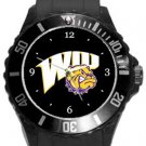 Western Illinois University Leathernecks Plastic Sport Watch In Black