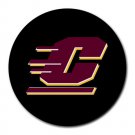 Central Michigan Chippewas Heat-Resistant Round Mousepad