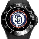 San Diego Padres Plastic Sport Watch In Black