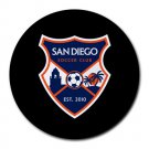 San Diego Soccer Club Heat-Resistant Round Mousepad