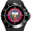 University of Texas at Dallas Plastic Sport Watch In Black
