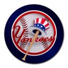 New York Yankees Baseball Heat-Resistant Round Mousepad