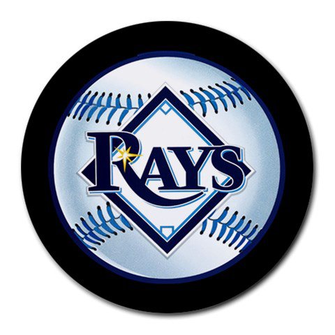 Tampa Bay Rays Heat-Resistant Round Mousepad