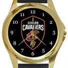 Cleveland Cavaliers Gold Metal Watch