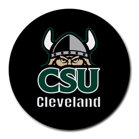 Cleveland State University CSU Vikings Heat-Resistant Round Mousepad