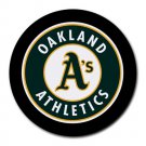 Oakland Athletics Baseball Heat-Resistant Round Mousepad