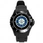Seattle Mariners Baseball Plastic Sport Watch In Black