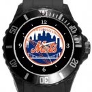 New York Mets Plastic Sport Watch In Black
