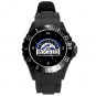 Colorado Rockies Plastic Sport Watch In Black