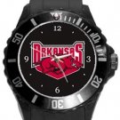 The University of Arkansas Razorbacks Plastic Sport Watch In Black