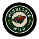Minnesota Wild Hockey Heat-Resistant Round Mousepad