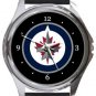 Winnipeg Jets Round Metal Watch