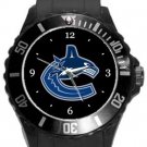 Vancouver Canucks Hockey Plastic Sport Watch In Black