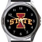 Iowa State University Cyclones Round Metal Watch