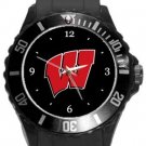 Wisconsin Badgers Plastic Sport Watch In Black