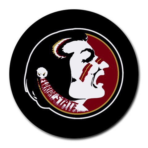Florida State Seminoles Heat-Resistant Round Mousepad