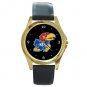 Kansas University Jayhawks Gold Metal Watch