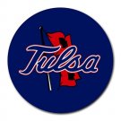 University of Tulsa Golden Hurricane Heat-Resistant Round Mousepad