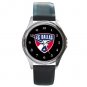 FC Dallas Basketball Round Metal Watch