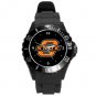 Oklahoma State University OSU Plastic Sport Watch In Black