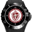University of Massachusetts Amherst Plastic Sport Watch In Black