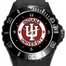 Indiana University Hoosiers Plastic Sport Watch In Black