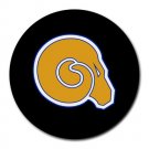 Albany State University Golden Rams Heat-Resistant Round Mousepad