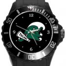 Tulane University Green Wave Plastic Sport Watch In Black