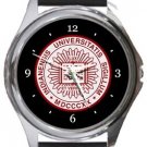 Indiana University Round Metal Watch