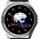 University of South Alabama Jaguars Round Metal Watch