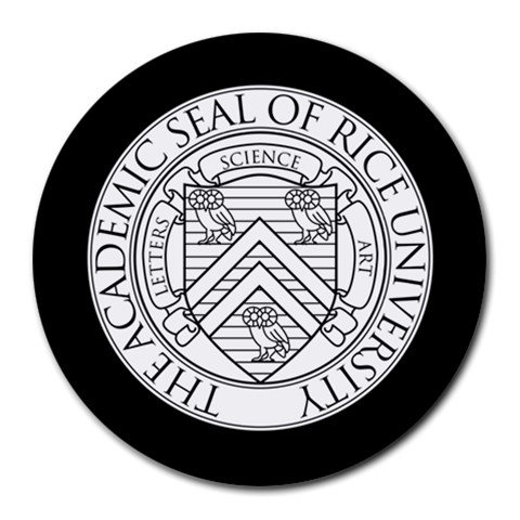 Rice University Heat-Resistant Round Mousepad