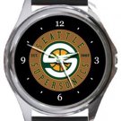 Seattle SuperSonics Basketball Round Metal Watch