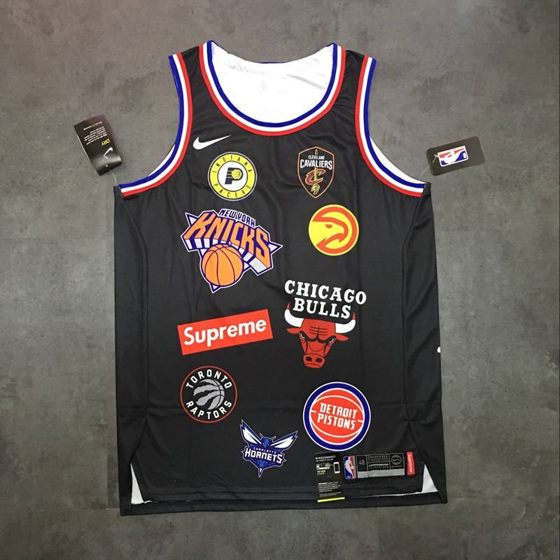 Supreme 94 18ss NBA Team Black Basketball Jersey Free Shipping BNWT