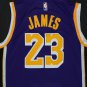 2018 New Los Angeles Lakers #23 LeBron James Purple jersey Free Shipping