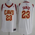2018 Cleveland  Cavaliers #23 Lebron James White Basketball Jersey