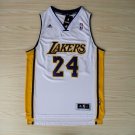 Los Angeles Lakers #24 Kobe Bryant Revolution Swingman Alternate White Jersey Free Shipping