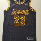 Los Angeles Lakers #23 Lebron James Black City Edition Jersey Free Shipping