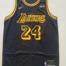 Los Angeles Lakers #24 Kobe Bryant Black City Edition Jersey Free Shipping