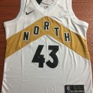 Toronto Raptors #43 Pascal Siakam White City Edition NBA Jersey Free Shipping