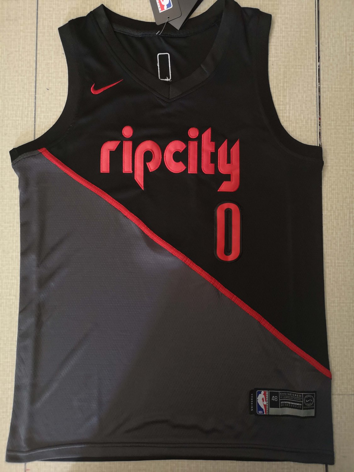Portland Trail Blazers Damian Lillard 0 Nba Basketball Team 2020 City  Edition Black Style Polo Shirts - Peto Rugs