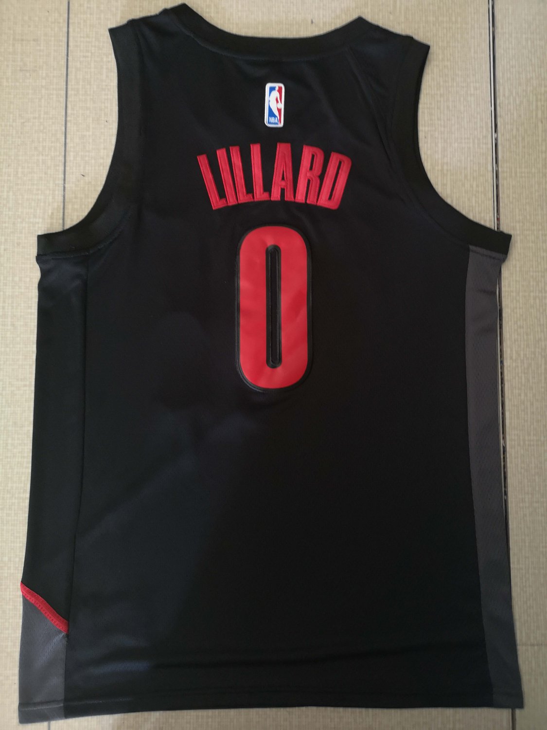 Portland Trail Blazers #0 Damian Lillard Black City Edition NBA Jersey ...