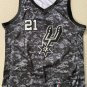 Tim Duncan #21 San Antonio Spurs Gray Camo City Edition Jersey Free Shipping