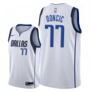 Luka Doncic #77 Dallas Mavericks White Swingman NBA Jersey Free Shipping