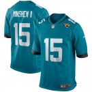 Jacksonville Jaguars #15 Gardner Minshew II Teal Game Jersey Free Shipping